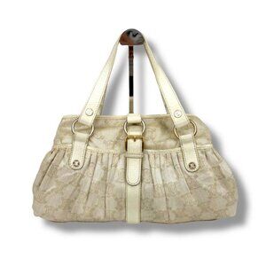 Celine Paris Macadam Patterned Shoulder Bag Triomphe Cuir Canvas